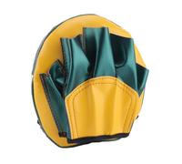 Changor Mitaines de Frappe Muay Thai pour Enfants, 1 Paire, Tampons de Cible D'entraînement Durables pour Enfants, Noirs (Jaune)