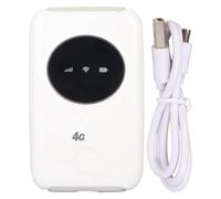 Changor Modem WiFi USB Portable débloqué 4G LTE 150 Mbps pour connectivité Mobile Routeur Fil 3 200 MAh intégré pour Les Voyageurs ABS Blanc 10 X 6 X 1,5 Cm