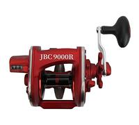 Changor Moulinet de Pêche Rapport 3.6:1, Résistance 7/14 avec Compteur de Ligne pour la Pêche en Mer à Long Tir (JBC9000R)