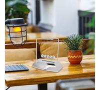 Changor Newton's Cradle - Jouet Pendule à Bille en Acier, Boules D'équilibre éducatives, Décoration de Table pour la Maison et Le Bureau, Grande Base en Bois