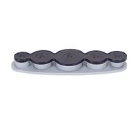 Changor Outil de Bouton à Couverture Automatique 5 Tailles, Facile à Utiliser, Fabricant de Boutons Artisanaux pour Broderie, Matelassage, Conception en Plastique Durable pour les Projets Domestiques