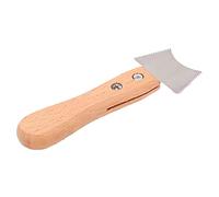 Changor Outil de Nettoyage de Frettes de Guitare de Précision, avec Trou D'écrou de Guitare, Couteau en Fer pour les Amateurs de Bricolage, Couteaux de Pont avec Manche en Hêtre (M02835)