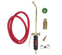 Changor Outil de Soudage au Chalumeau à Gaz, Buse en Fer plaqué Laiton à Flamme Réglable à Double Interrupteur Robuste pour la Réparation des Fuites de la Maison, le Câble, la