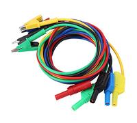 Changor P1018A Fiche Banane Haute Tension avec Pince pour Sonde de Test, Câble de Test électrique pour Laboratoires de Physique Scolaire et Travaux électriques