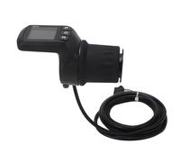 Changor Panneau D'affichage LCD pour Vélo électrique, Matériau ABS Durable pour Batteries 24V 36V 48V 60V, Installation Facile pour Guidon de 22.2mm