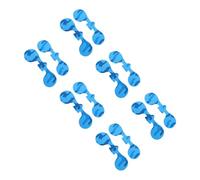Changor Patchs Faciaux Antigel Respirants, 12 Pièces, Autocollants pour | Temps Froid, Couvertures pour le Ski, Bleu, 20x6,7 Cm