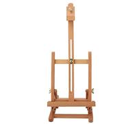 Changor Petit Chevalet de Table en Bois Réglable avec Cadre en H, Présentoir D'artiste, Planche à Dessin avec Matériel galvanisé, Angle de 0 à 90 Degrés pour la Peinture