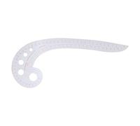 Changor Règle de Classement, Outil de Coupe Durable pour la Confection de Vêtements, Règle de Courbe en Plastique Transparent pour étudiants Créateurs Tailleurs, Plastique ABS, pour une Conception de