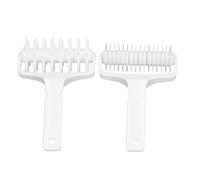 Changor Rouleau à Pâte à Pizza Docker Perforateur de Croûte en Plastique Efficace pour la Préparation de la Cuisson Idéal pour les Cuisines Domestiques et les Environnements Professionnels 2 Pièces