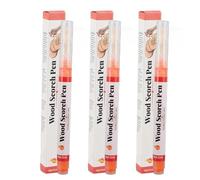 Changor Stylo à Bois, Stylo Marqueur en Bois, Stylo de Marquage de Brûlure en Bois avec Colorant Thermique pour un Dessin Précis sur le Design D'art du Bois Craf, Bricolage de Stylo de