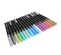 Changor Stylos Marqueurs Métalliques 18 Couleurs, Ensemble D'écriture Plus Lisse pour Gribouiller et Peindre des Cadeaux D'anniversaire