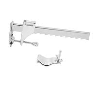 Changor Support de Parasol en Acier Durable avec Grand Clamp/Holder pour Bancs D'extérieur, Cannes à Pêche et Drapeaux pour Poteaux de 2,5 à 4,1 Cm de Diamètre, Réglage Rapide, Dégagement Rapide