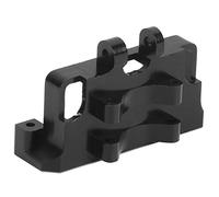 Changor Support de Servo de Direction - Fixation de Servo Usinée CNC en Alliage D'aluminium Noir, Légère et Offrant des Performances Stables, pour SCX24 90081 AXI00002 (éche