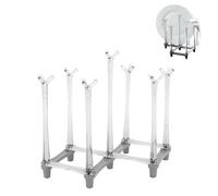 Changor Support de Tasse, Support de séchage de Tasse écologique rétractable Pratique pour Les Verres pour la Cuisine(Gris Clair)