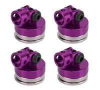 Changor Support Durable de Poteau de Carrosserie Magnétique RC pour Véhicule télécommandé 1/8 1/10, Ensemble de Poteaux Légers en Alliage D'aluminium pour des Améliorations Cool de la Coque de