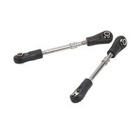 Changor Tige de Traction Servo RC, Performance Stable, Bielle Durable pour Voiture ZD Racing 10421 1/10 RC, Noir Argent