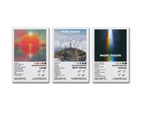 Changsae Lot de 3 affiches d'Imagine - Impression sur toile - Dragons Music Rock Band - Décoration murale pour chambre - Esthétique - Affiches imprimées de décoration - 20 x 30 cm - Style 3