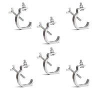 Changyeah 6 pièces Pince pour lumières de scène,lumières crochets, pince de scène, Convient pour un tuyau de 30 à 52 mm de diamètre utilisé pour l'éclairage de scène