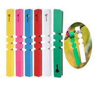 Changyeah Étiquettes Plantes Plastique,120 Pièces Couleur Etiquettes Jardin, Étiquette Arbre Suspendues, Etiquette Potager Reutilisable pour Extérieur Intérieurs, 2 x 21cm,6 couleurs