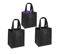 Changyeah Lot de 3 Sacs de Courses Réutilisables et Pliables - Grands Cabas avec Poignée 37.5x33x24.5cm - Parfaits pour le Shopping, les Courses, le Pique-nique, la Plage et les Voyages