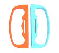 CHANGYUE 2pcs ABS Boxing Grips Reusable Fitness Boxing NS2 Game Controller (Orange Blue)