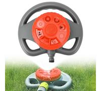 CHANGYUE Arroseur de Jardin, arroseur Rotatif à 360°, arroseur d'irrigation Multifonction réglable à 8 Motifs, Couverture de Surface pour Parterre de Fleurs d'arrière-Cour (Rouge)