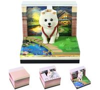 CHANGYUE Calendrier 3D 2026 avec Notes Collantes Hebdomadaires en Papier Sculpture Art