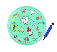 CHANGYUE Cat Water Mat Interactive Play Play Mat Banc d'eau Chat pour Les Chats (65 cm Vert)