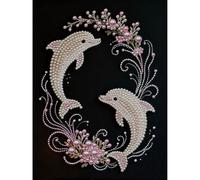 CHANGYUE Kit de peinture diamant 5D à faire soi-même avec perles et points de diamant pour adultes/débutants, cadeau, décoration d'intérieur, peinture diamant avec cadre, 30 x 40 cm (CX317)