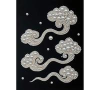 CHANGYUE Kit peinture diamant 5D DIY 2026, perles gemmes, décoration murale, peinture à points diamant, cadre, 30 x 40 cm (Jade Ruyi)