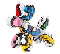 CHANGYUE Set Micro Blocs Construction Chien Ballon, Puzzle 3D Animal pour Enfants et Adultes, Cadeau Anniversaire et fêtes (1)