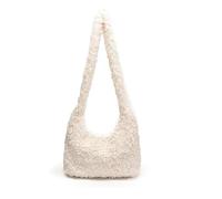 CHANGYUE Soft Plush Crossbody Tote Bag Women Fluffy Curly Shoulder Handbag | Large Capacity Casual Daily Bag Versatile Autumn Winter