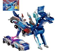 CHANGYUE Transformer Dragon Dinosaur Car, Magical 2 in 1 Transforming Cars, Collision Pegasus Pterosaur Transformings Toy pour Plus de 3 Filles garçons