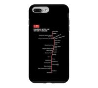 Changzhou Train Railway - Souvenir Route Map China Coque pour iPhone 7 Plus/8 Plus