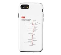 Changzhou Train Railway - Souvenir Route Map China Coque pour iPhone SE (2020) / 7/8