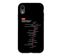 Changzhou Train Railway - Souvenir Route Map China Coque pour iPhone XR