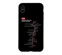 Changzhou Train Railway - Souvenir Route Map China Coque pour iPhone XS Max