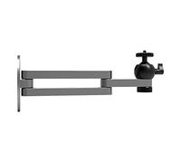 Changzixlaw Support Mural Universel pour vidéoprojecteur,Mini Support Vidéoprojecteur Mural,Rotation 360°,Vis Universelle 1/4 Pouces Standard