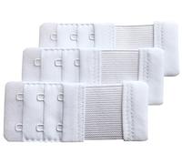 Chanie Femme Lot de 3 Doux Confortables Extensions de soutien-gorge 2 Crochets, 9,2cm x 3,8cm