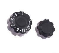 Channel Power Lot de 2 boutons de volume pour radio bidirectionnelle PD780 PD580 TD500 PD780G PD560 PD700 Noir