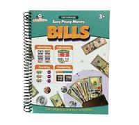 Channie’s Easy Peasy Dry Erase Money Book: Bills - Reusable Learning Workbook for Kids Ages 3+, Teaches Counting, Sorting, & Writing Dollar Amounts, Hands-On Math Skills Practice
