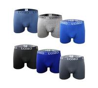 Channo Boxer en Coton pour Homme, Confortable et Doux. Collection Uomo - Lot de 6, Multicolore A, M