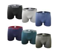 Channo Boxer en Coton pour Homme, Confortable et Doux. Collection Uomo - Lot de 6, Multicolore B, L