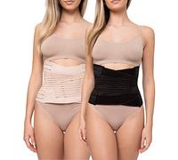Channo Ceinture Lombaire: Soutien Optimal pour Hommes et Femmes - Double Réglage Puissant et Soulagement Rapide - Noir/Beige - L