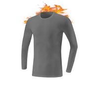 Channo sous-Vêtement Thermique Homme, Ensemble de sous - Léger et Chaud Quick Dry Gris XXL 1 Pack