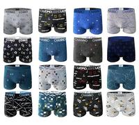 Channo Uomo Lot de 6 Boxers en Coton ajustés de Couleur Unie, Confortables et Doux, Lot de 6 Surprises, S