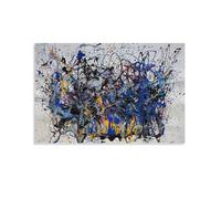 CHANNUYAN Jackson Pollock Poster d'art abstrait (3) - 2436 - Impression sur toile - Affiches d'œuvres d'art - Esthétique - 30 x 45 cm