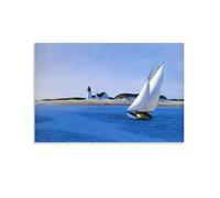 CHANNUYAN Poster The Long Leg Edward Hopper Art Poster-2436 - Impression murale - Peinture murale à suspendre - Décoration familiale - 20 x 30 cm