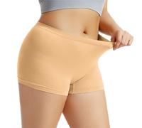 Chanpning Anti Frottement Cuisse Femme sous Robe Culottes sans Couture Boxer Short Sécurité Taille Haute Pantalons De Cyclisme Sport Douce Culotte sous Jupe Shorty Gainant sous-Vêtements