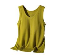 Chanpning Camisole Femme Soutien-Gorge Intégré - Débardeurs D'entraînement - Camisole avec Bretelles Réglables - Débardeur De Course - Haut De Yoga - Haut Spaghetti - Débardeur D'entraînement